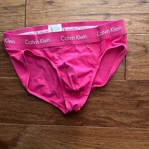 Sexy pink CK briefs